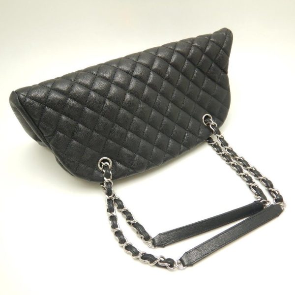 050756 3 Chanel Mademoiselle Bowling Bag Caviar Skin Black