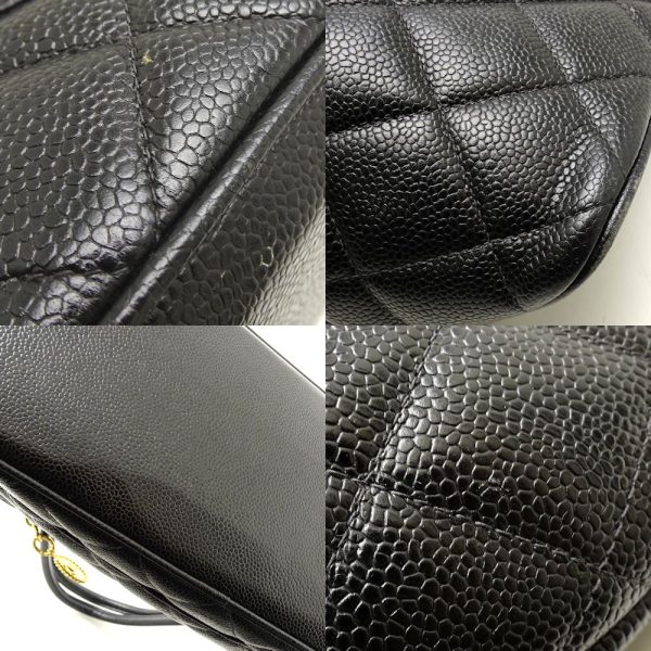 058601 5 Chanel Reissue Tote Bag Caviar Skin Black