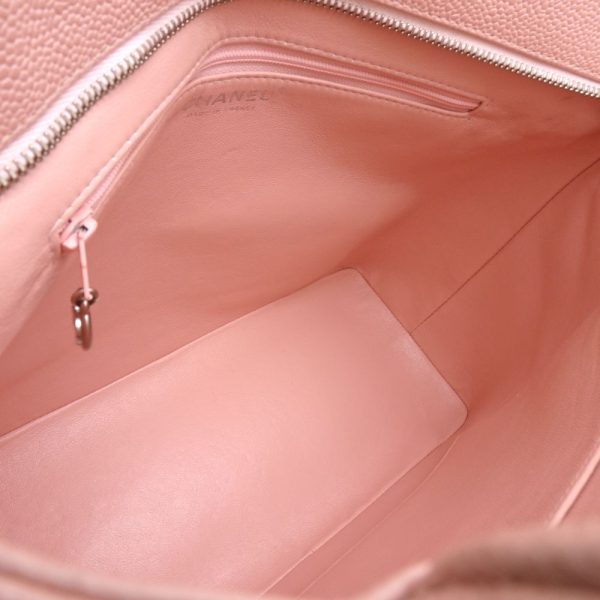 058682 6 Chanel Reissue Tote Bag Caviar Skin Pink