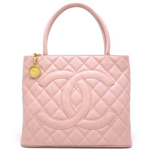 059514 10 Chanel Reissue Tote Bag Caviar Skin Pink