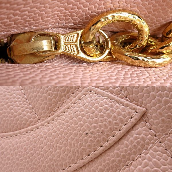 059514 5 Chanel Reissue Tote Bag Caviar Skin Pink