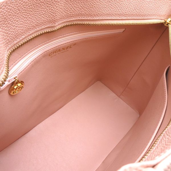 059514 6 Chanel Reissue Tote Bag Caviar Skin Pink