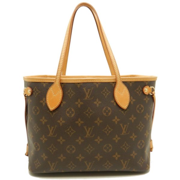 1 Louis Vuitton Monogram Neverfull PM Brown Tote Bag