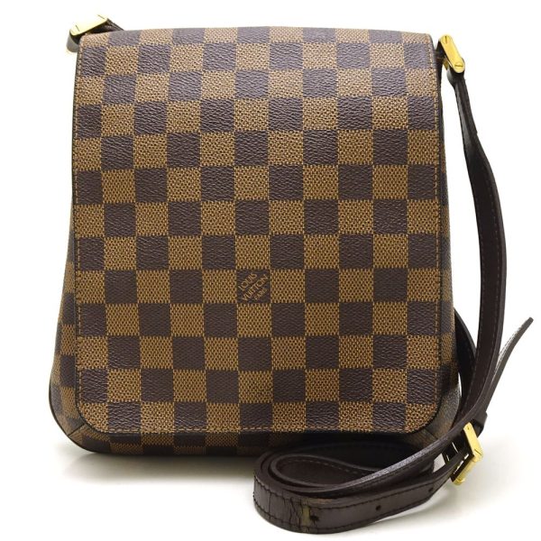 1 Louis Vuitton Damier Musette Salsa Ebene Shoulder Brown