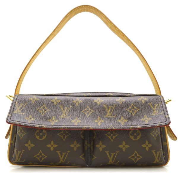 1 Louis Vuitton Monogram Vibasite MM Brown Handbag