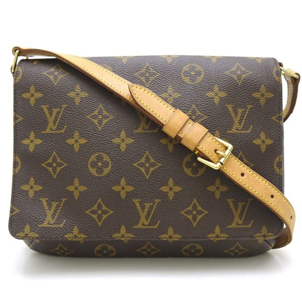 1 Louis Vuitton Monogram Musette Tango Shoulder Brown