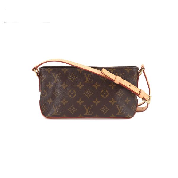 1 Louis Vuitton Monogram Trotter Shoulder Bag Brown