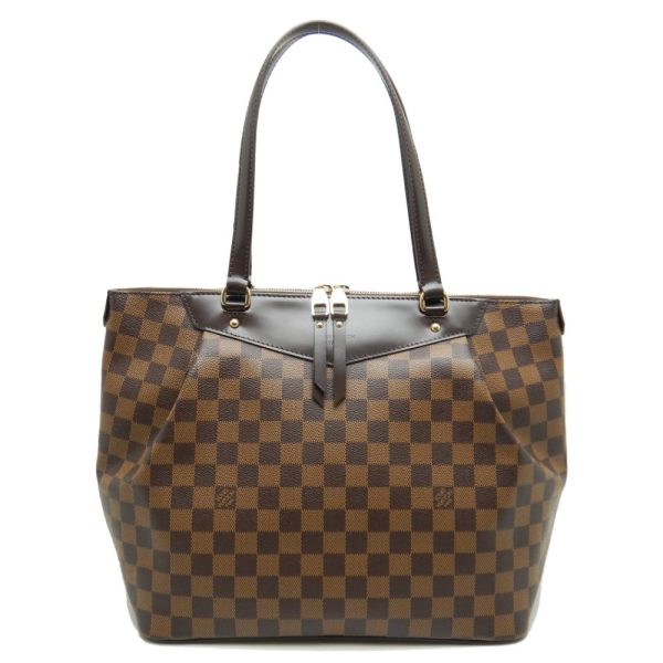 1 Louis Vuitton Damier Westminster GM Ebene Shoulder Bag Brown