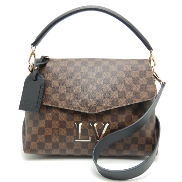 1 Louis Vuitton Damier Beaubourg Ebene Shoulder Bag Brown