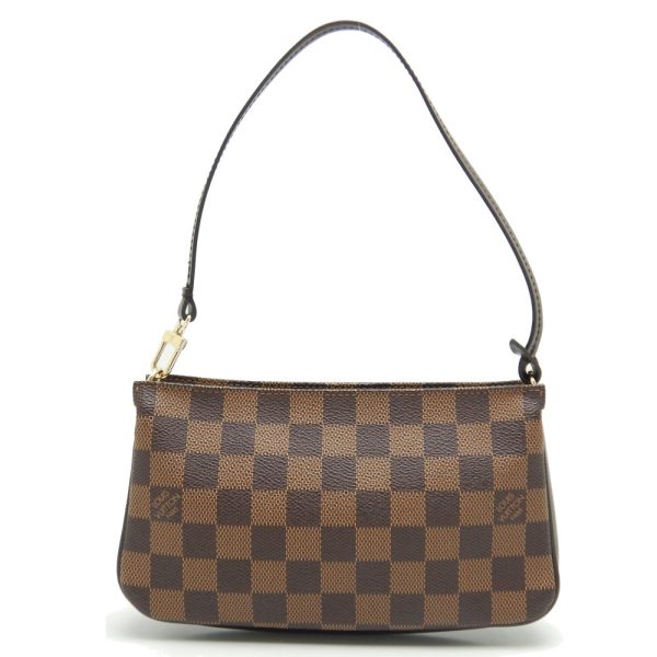 1 Louis Vuitton Damier Navona Ebene Accessory Pouch Brown