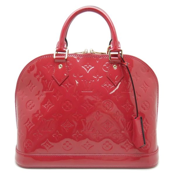 1 Louis Vuitton Vernis Alma PM Rose Andian Handbag