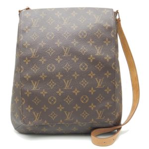 1 Louis Vuitton Sufflot NVBB Monogram Handbag Shoulder Bag Brown Red