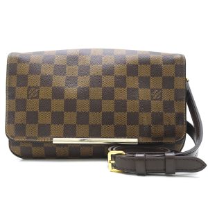 1 Louis Vuitton Ipanema Pm Shoulder Bag Damier Canvas Ebene