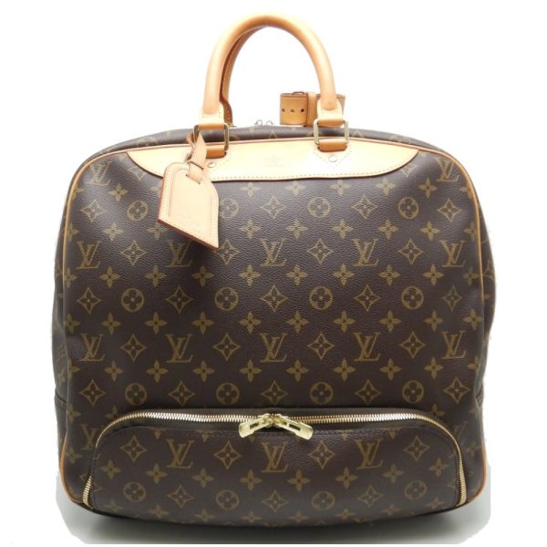 1 Louis Vuitton Monogram Evasion Brown Boston Bag Travel Bag