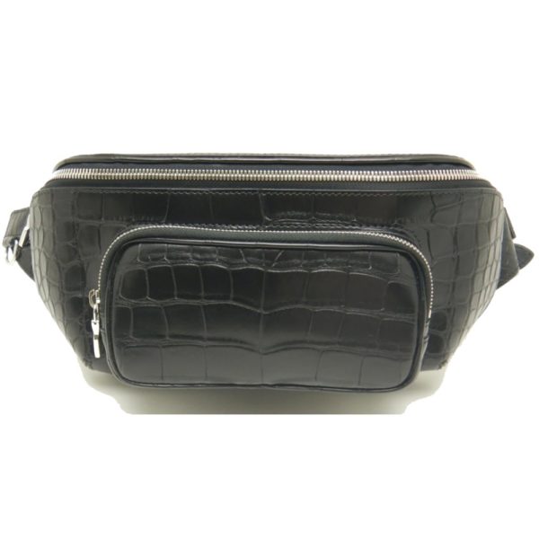 1 Louis Vuitton Bum Bag Crocodile Noir Black