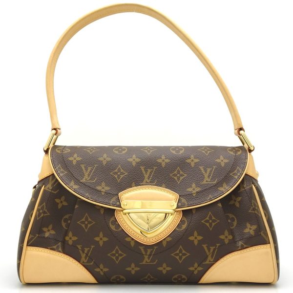 1 Louis Vuitton Monogram Beverly MM Brown Handbag