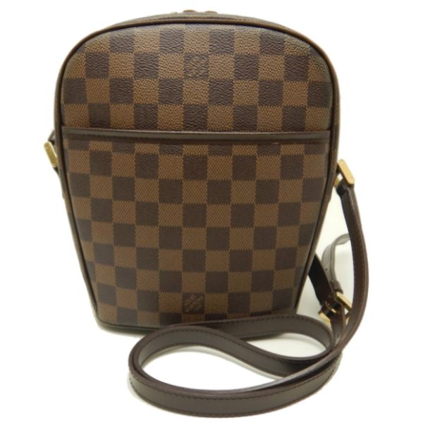 1 Louis Vuitton Damier Ipanema PM Ebene Shoulder Bag Brown