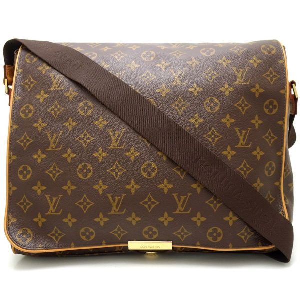 1 Louis Vuitton Monogram Abbess Brown Messenger Bag Crossbody