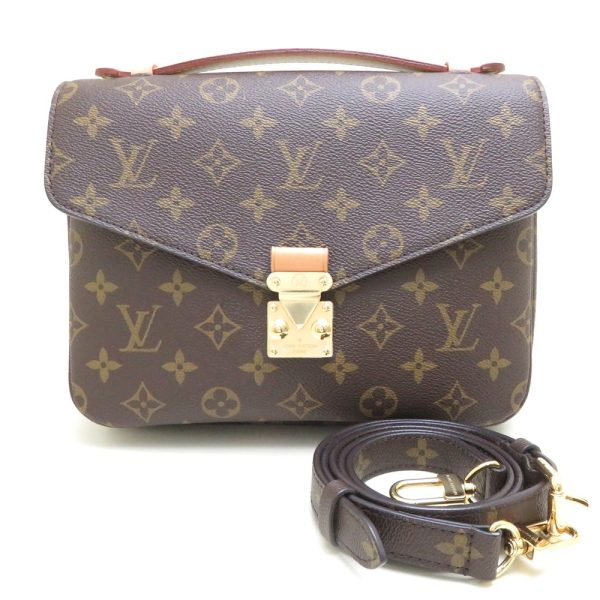 1 Louis Vuitton Pochette Metis MM Crossbody Shoulder Bag Monogram Brown