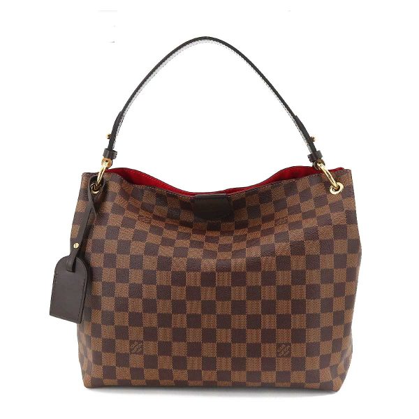 1 Louis Vuitton Damier Graceful PM Shoulder Bag Ebene