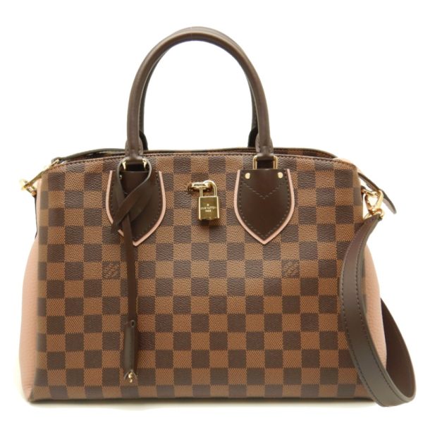 1 Louis Vuitton Damier Ebene Normandy Magnolia Shoulder Bag