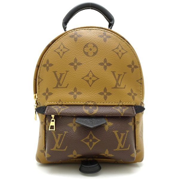 1 Louis Vuitton Monogram Reverse Palm Springs Mini Backpack