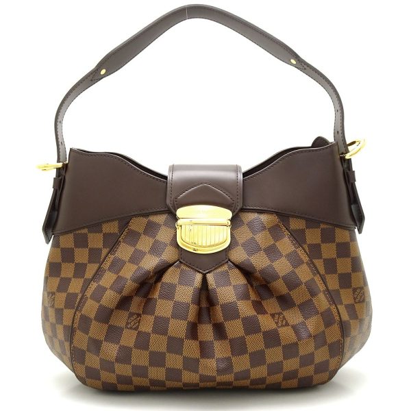 1 Louis Vuitton Damier Sistina MM Shoulder Bag Ebene