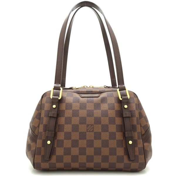 1 Louis Vuitton Damier Rivington PM Ebene Shoulder Bag