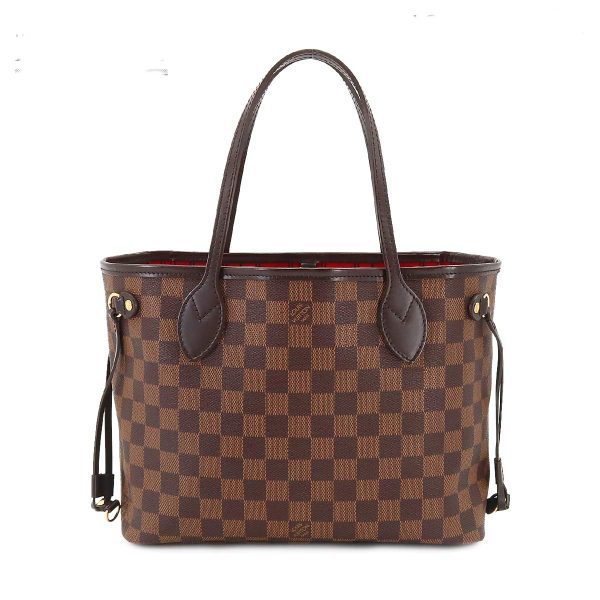 1 Louis Vuitton Damier Neverfull PM Tote Bag Ebene