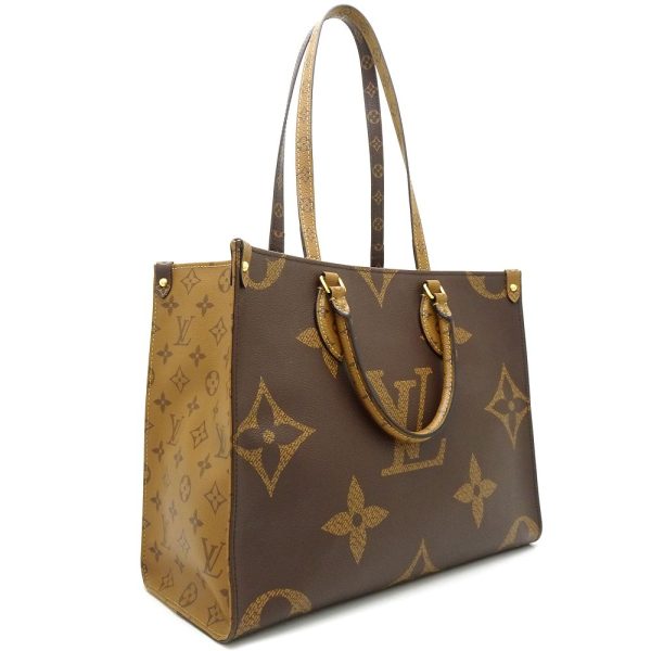 1 Louis Vuitton Monogram Giant Reverse On The Go MM Brown