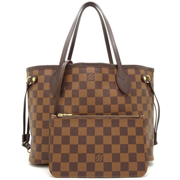 1 Louis Vuitton Damier Neverfull PM Tote Bag Ebene