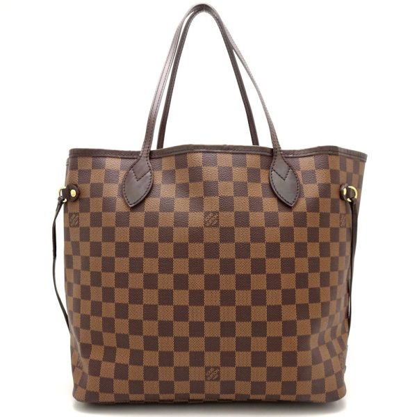 1 Louis Vuitton Damier Neverfull MM Tote Bag Ebene