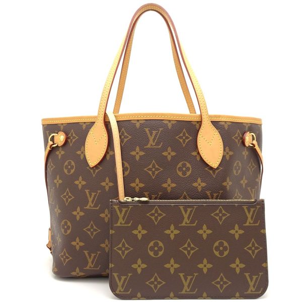 1 Louis Vuitton Monogram Neverfull MM Shoulder Bag