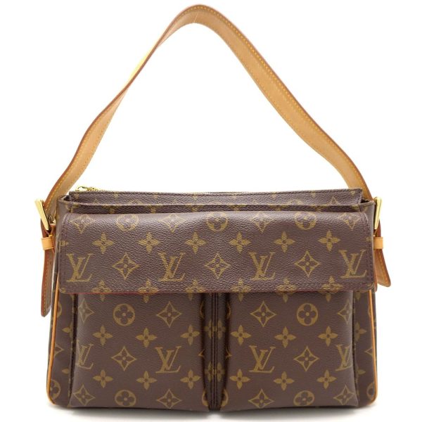 1 Louis Vuitton Monogram Viva Cite GM Shoulder Bag Brown