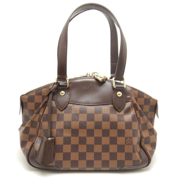 1 Louis Vuitton Damier Verona PM Handbag Brown