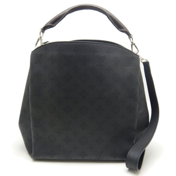 1 Louis Vuitton Mahina Babylon PM Shoulder Bag Noir Black