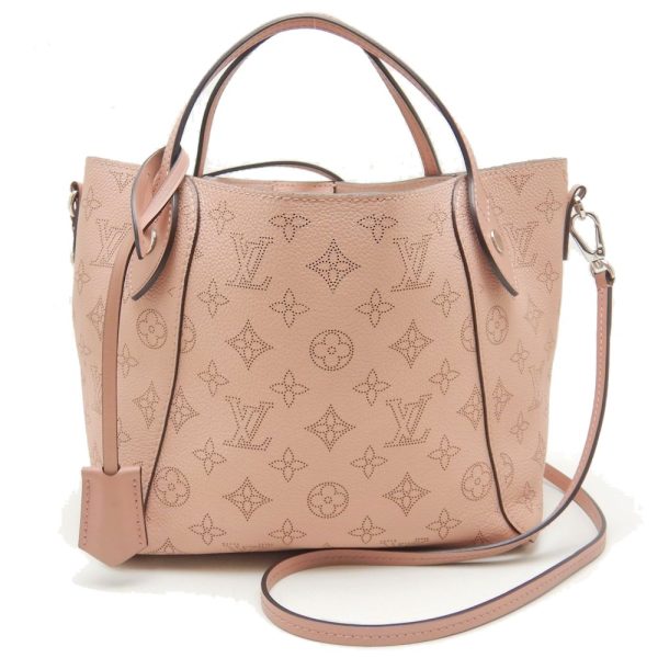 1 Louis Vuitton Hina PM Handbag Mahina Magnolia Pink