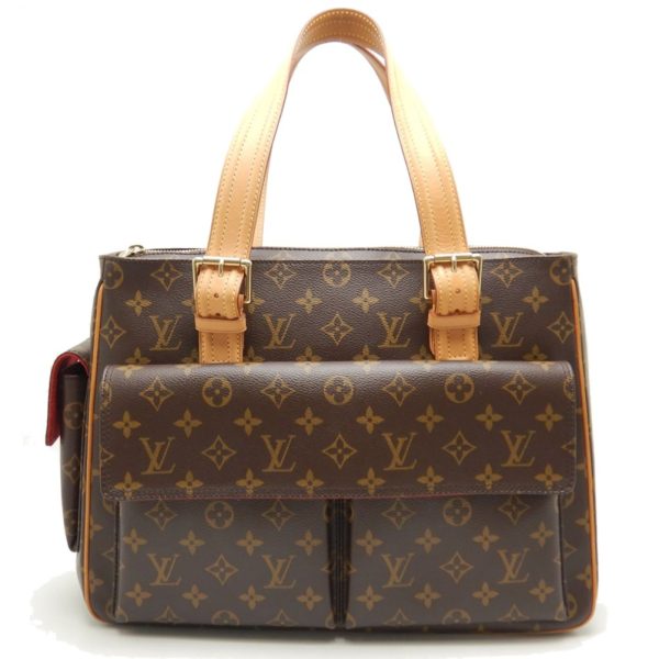 1 Louis Vuitton Monogram Multiple Cite Tote Bag Brown