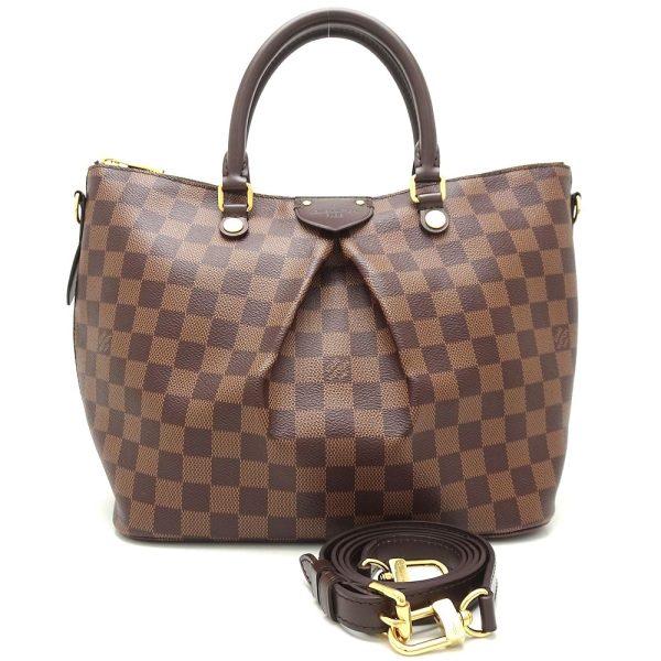 1 Louis Vuitton Damier MM 2Way Bag Ebene