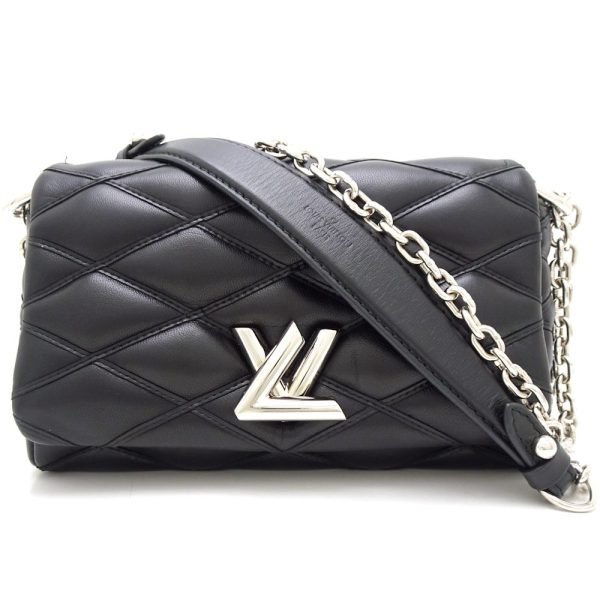 1 Louis Vuitton Quilted Twist Shoulder Bag Black