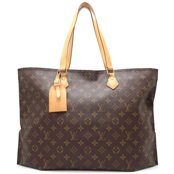 1 Louis Vuitton Monogram Tote Bag Brown