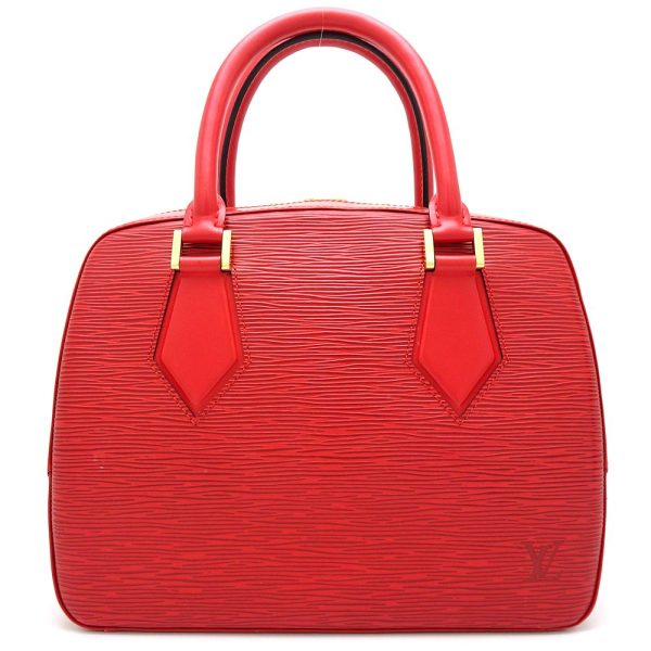 1 Louis Vuitton Epi Sablon Handbag Castilian Red