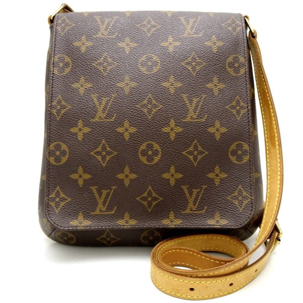 1 Louis Vuitton Monogram Crossbody Shoulder Bag Brown