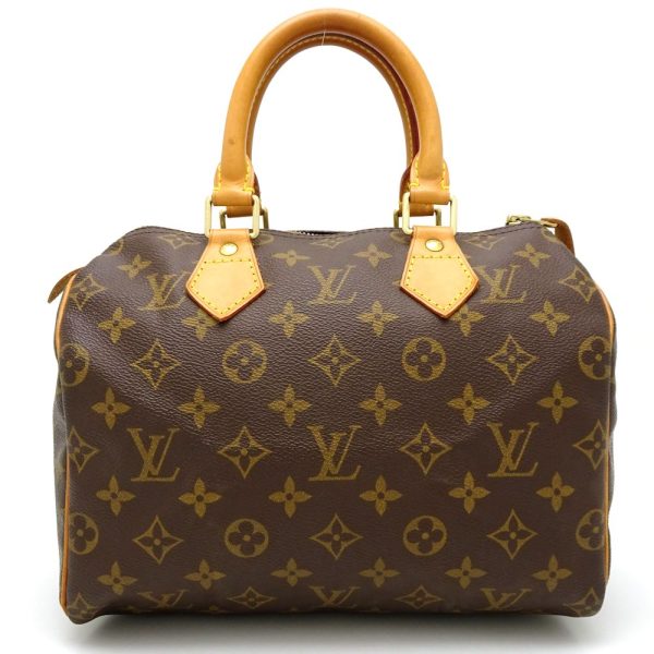 1 Louis Vuitton Monogram Speedy 25 Handbag Brown