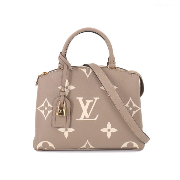 1 Louis Vuitton Bicolor Emplant Petit Palais PM Shoulder Bag Leather Tourtiere