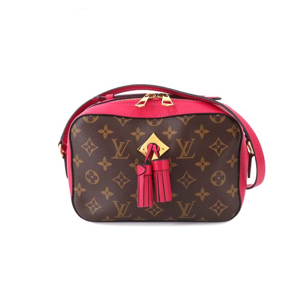 1 Louis Vuitton Monogram Saintonge Shoulder Bag Freesia Red