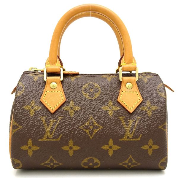 1 Louis Vuitton Monogram Mini Speedy Handbag Brown