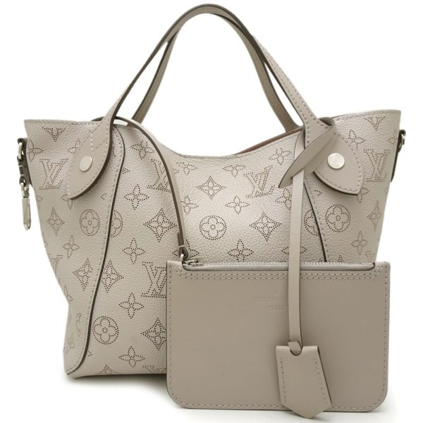 1 Louis Vuitton Hina PM Light Gray Rose Mademoiselle Pastel Pink