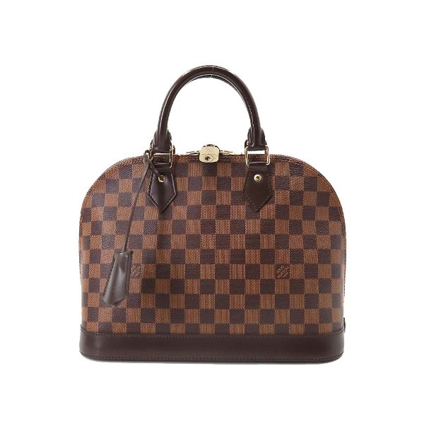 1 Louis Vuitton Damier Alma PM Hand Bag Ebene Brown