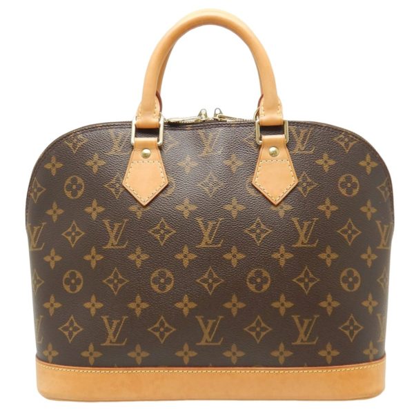 1 Louis Vuitton Monogram Alma Handbag Brown